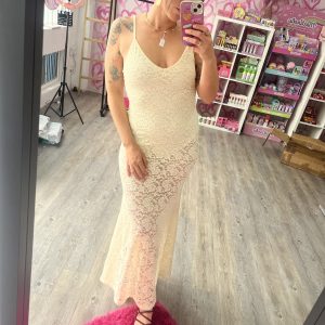 Vestido leyre encajes